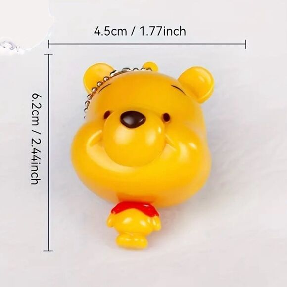 Winnie The Pooh Tape Measure Key Chain Charm Reseller Supply - Picture 4 of 4